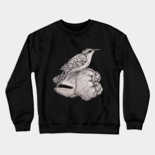 Brown Creeper on Tooth Crewneck Sweatshirt